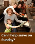 Can I help serve on Sunday